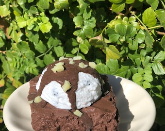 Ice cream brownie soap