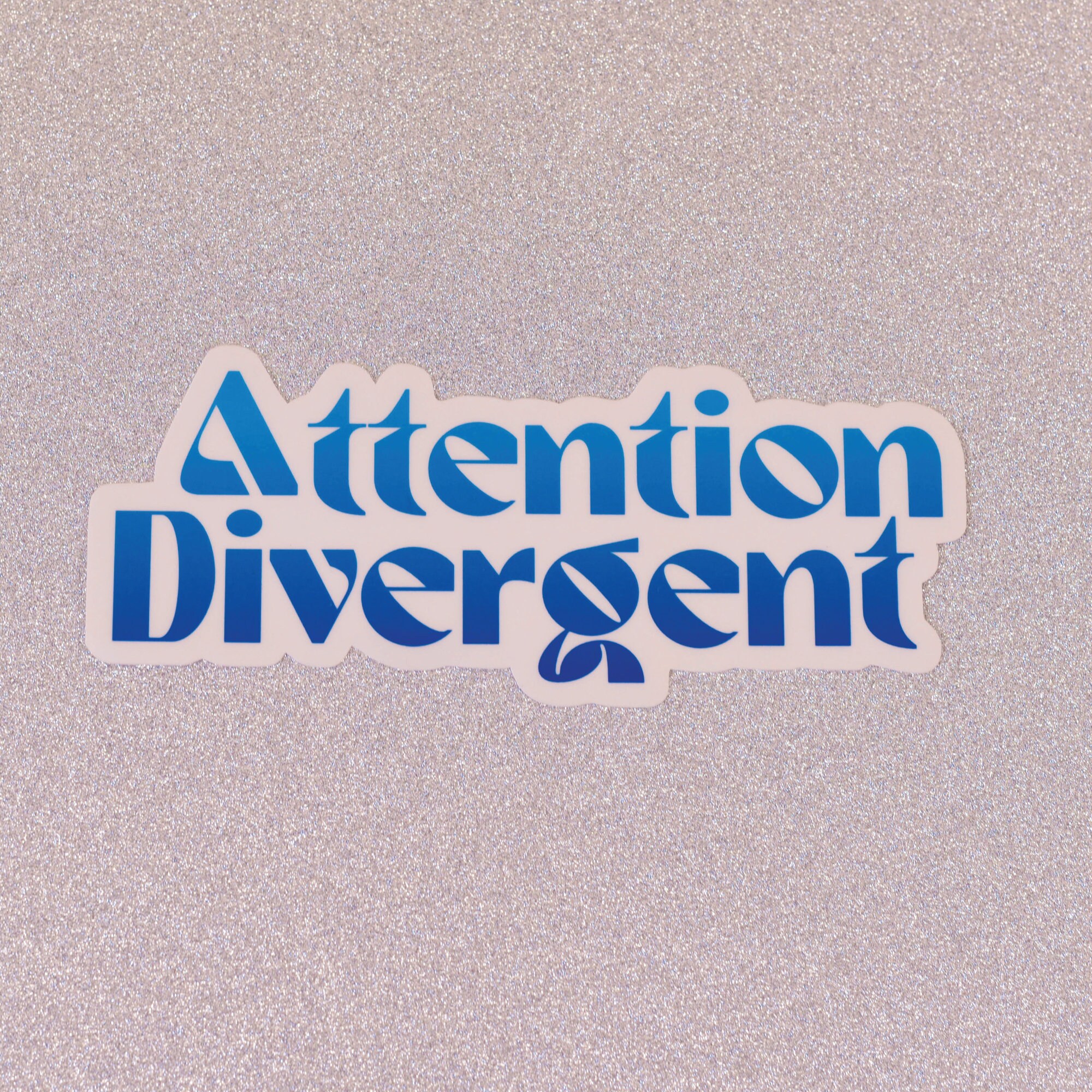 Attention Divergent ADHD Pride Sticker - Neurodiversity Pride Sticker ...