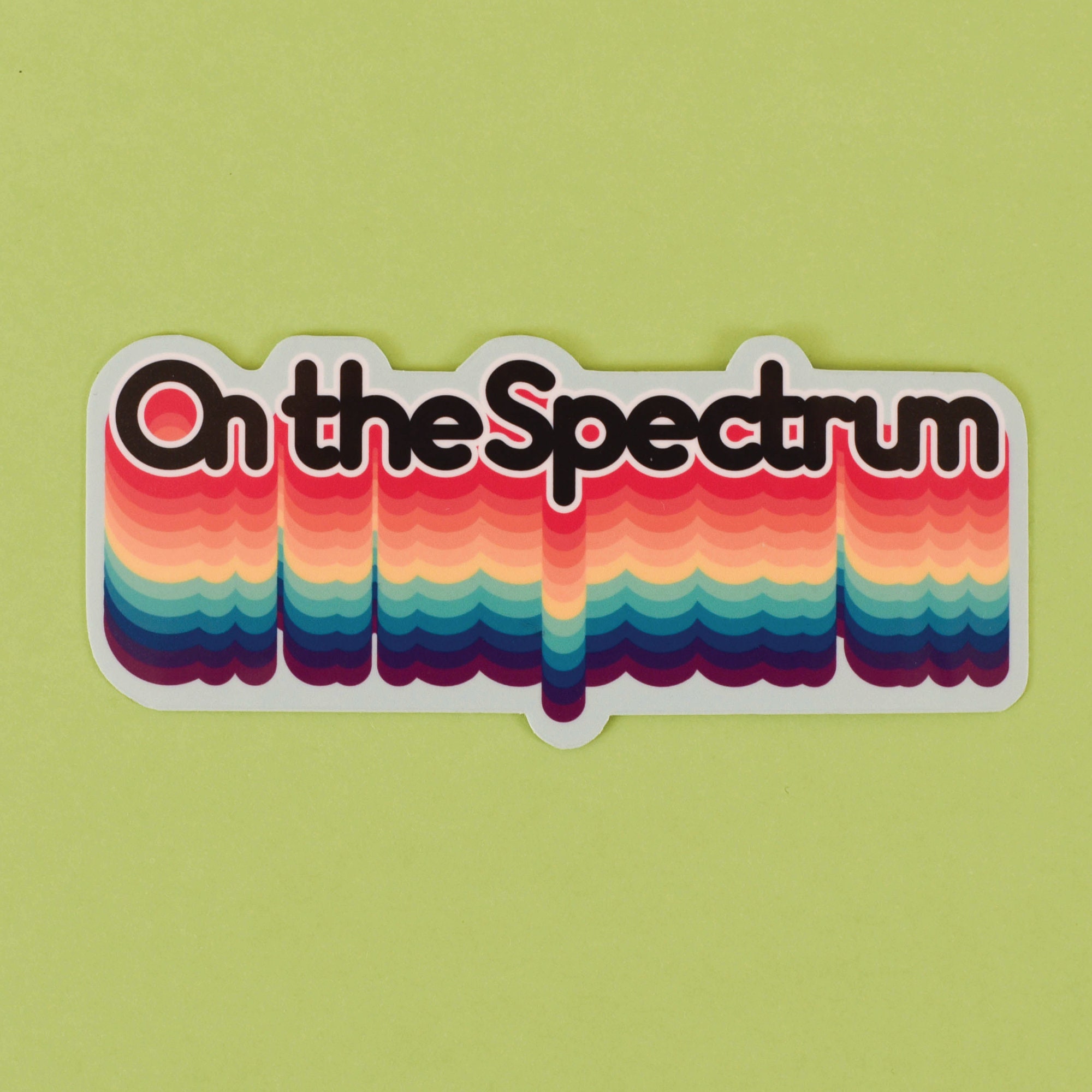 On the Spectrum Actually Autistic Sticker, Autism Pride Sticker, Autism ...