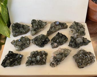 Fairy Forest Epidote with Quartz Specimen - Hakkari, Turkey