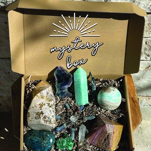 Personalized Crystal Mystery Box by EarthMotherTreasures