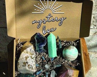 Personalized Crystal Mystery Box by EarthMotherTreasures