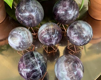 Rainbow Fluorite Sphere