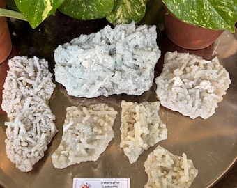 Prehnite after Laumontite Pseudomorph, Malad Quarry, Mumbai, Maharashtra, India