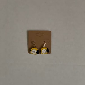 BT21 Earrings “Face Metal”