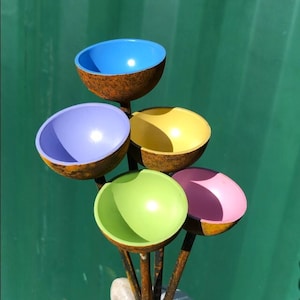 Coloured Rain Catchers x5