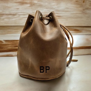 Genuine Leather Golf Valuables Bag, Pouch, Personalized, Golf Tee Bag, Golf Ball Bag, Gift For Men, Groomsmen Gift, Golf Bag Accessories