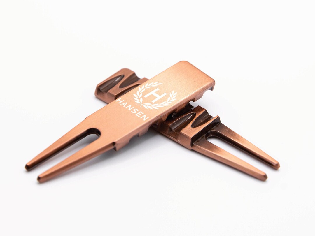 Custom Divot Tool Golf Pitch Mark Repair Personalized Metal Divot Tool