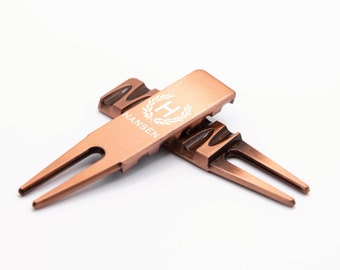 Custom Divot Tool - Golf - Pitch Mark Repair - Personalized Metal Divot Tool - Gift For Golfers - Laser Engraved - Ball Marker - Fathers Day