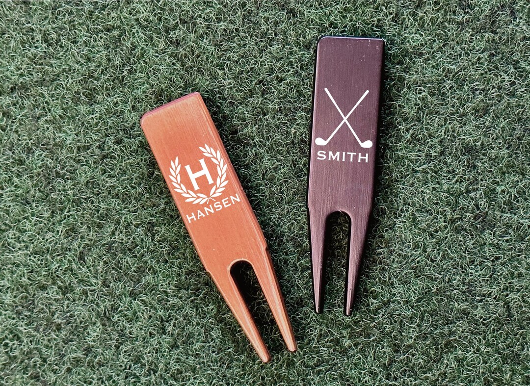 Golf Divot Tool Pitch Mark Repair Personalized Custom Metal Divot Tool