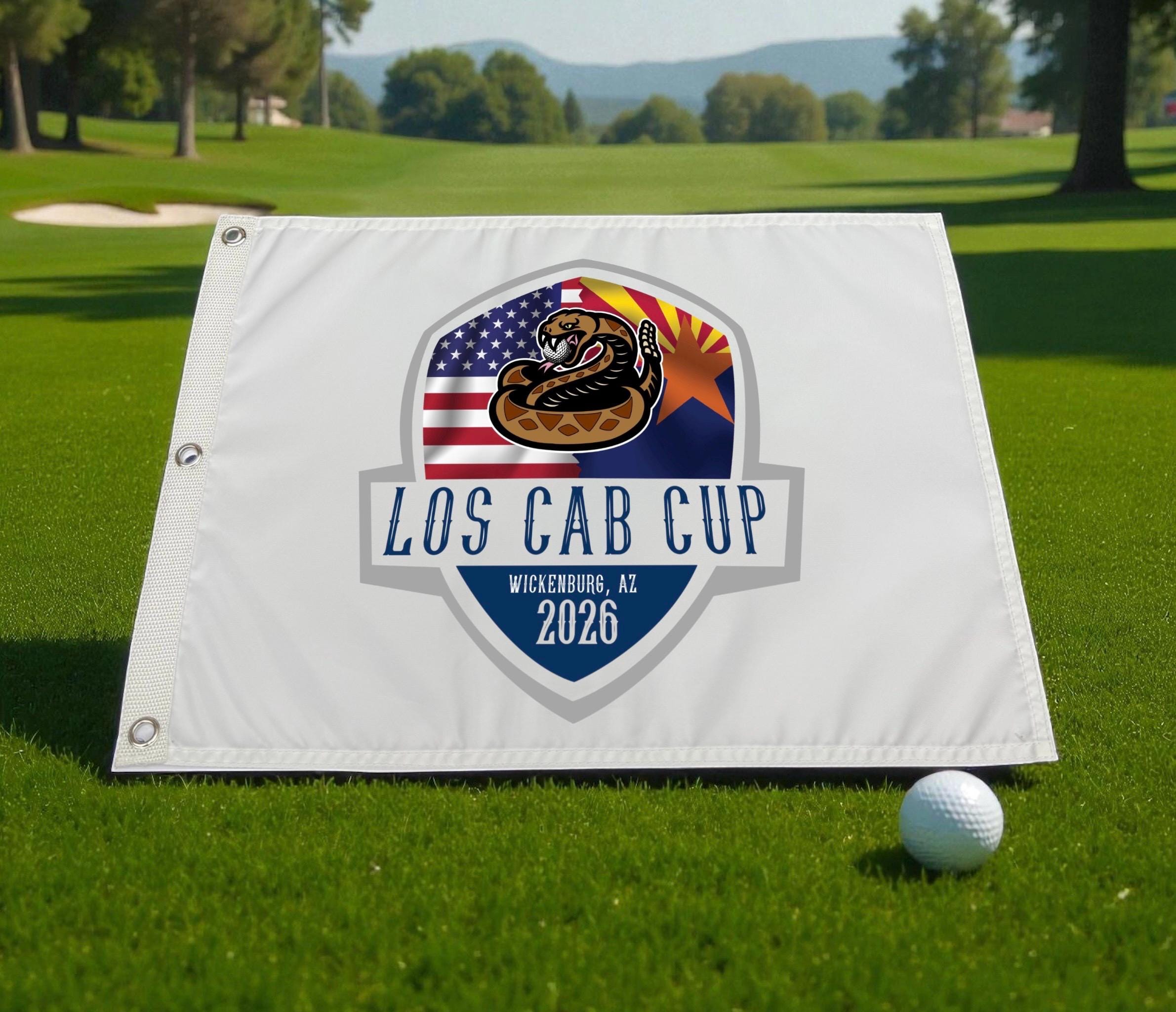 Custom Personalized Golf Flag | Full Color Logo 20x14” Pin Flag With ...