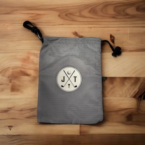Personalized Golf Valuables Pouch - Golf Tee Bag - Golf Ball Bag - Golf Gifts For Men - Groomsmen Gifts - Golf Bag Accessories