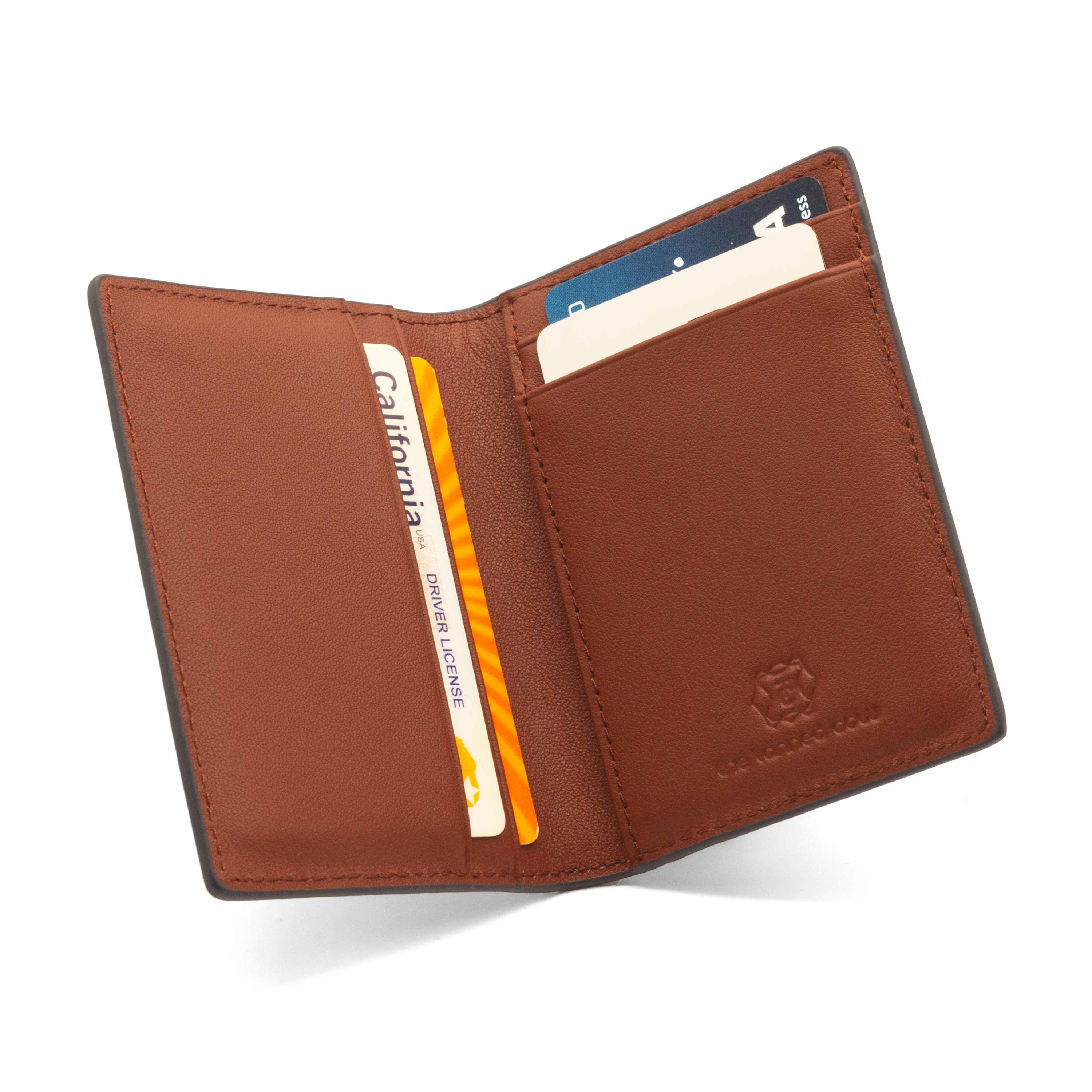 Tシャツ・カットソー DAKS OXFORD CLASSIC Brown cowhide leather wallet DBWA4E273W3 Oxford Leather Archives - Clays Menswear
