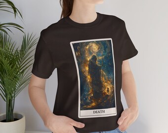 Death tarot Card shirt with dogs, dog lovers and witchy vibe tee