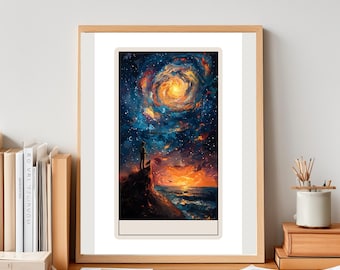 The Fool 1 Tarot Card Print | Printable Wall Art | Digital Download | Cat Tarot Art