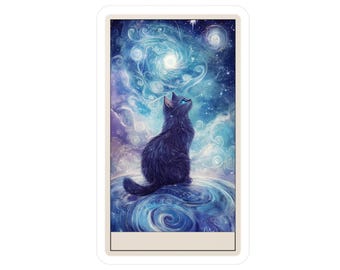 Drömvävaren, anpassningsbart tarotkortklistermärke