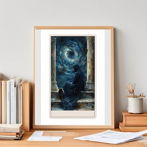 May include: A white ceramic mug with a black handle and the text "But First, Coffee" in a bold, black font. The mug is set against a blurred background, highlighting its clean design.