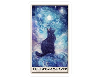 Adesivo de carta de tarô The Dream Weaver