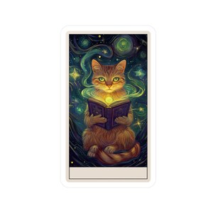 Sticker carte de tarot personnalisable The Spellbound Sage