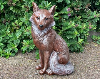 fox garden ornament