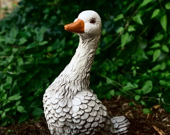 Gänse und Ente Tierfiguren aus Holz - .de