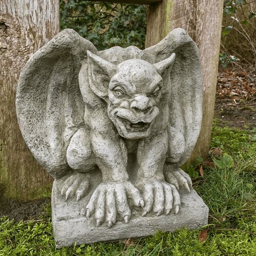 Stone Massive Gargoyle Statue Concrete Gargoyle Sculpture - Etsy