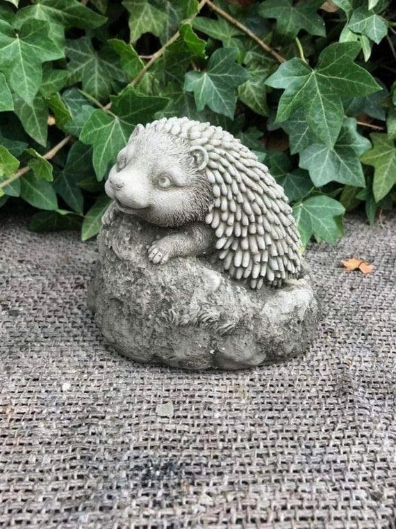 Hedgehog Statue for Garden Garden Animal Decoration Hedgehog - Etsy Norway