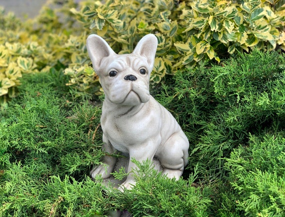 Beton französische Bulldogge Figur Stein Bulldogge Statue