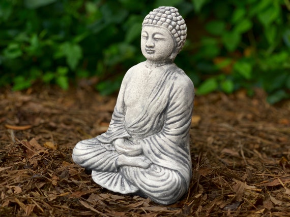 Magnifique statue Bouddha Noir - deco zen pour un bel intérieur Zen.
