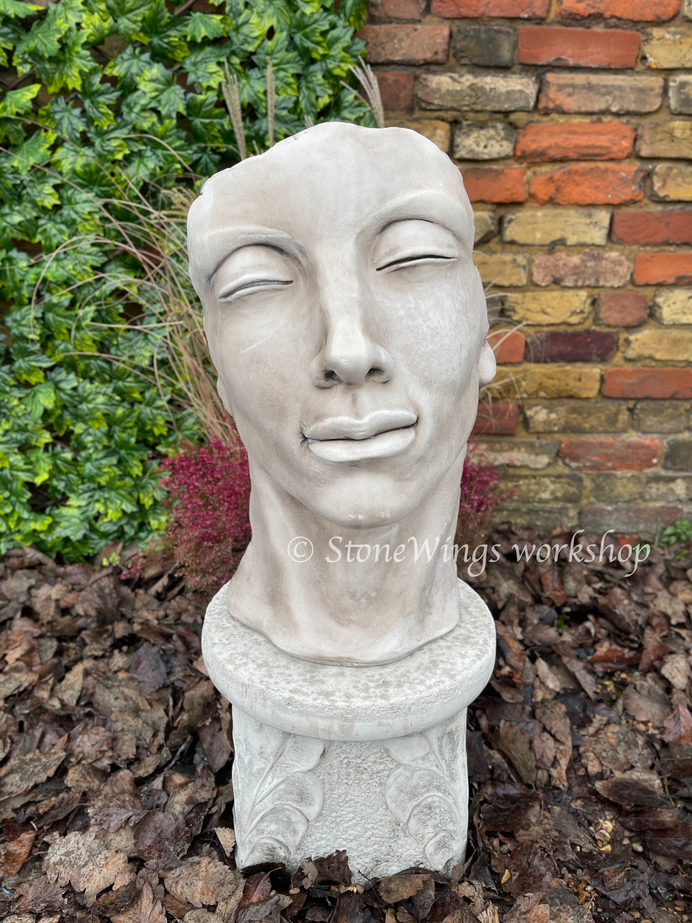 Modern Garden Concrete Sculpture