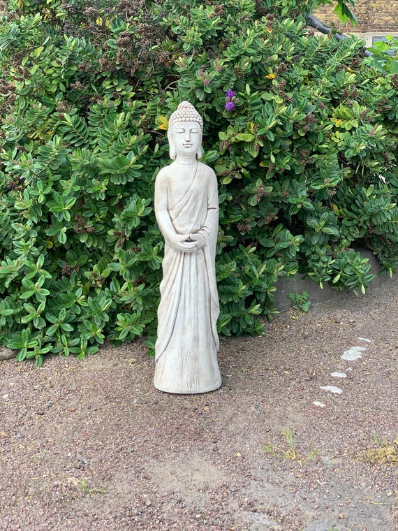 Standing Buddha Garden Statue