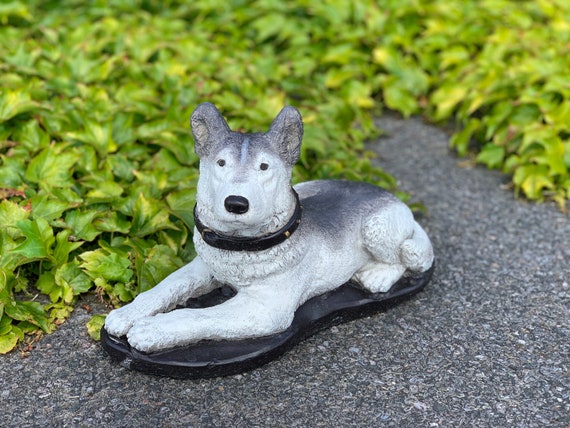 Beton Hund Statue Deutscher Schäferhund Garten Stein Hund Haustier Gedenken  Outdoor Hund Benutzerdefinierte Hundefigur Terrasse Dekoration Haustier  Liebhaber Geschenk - .de