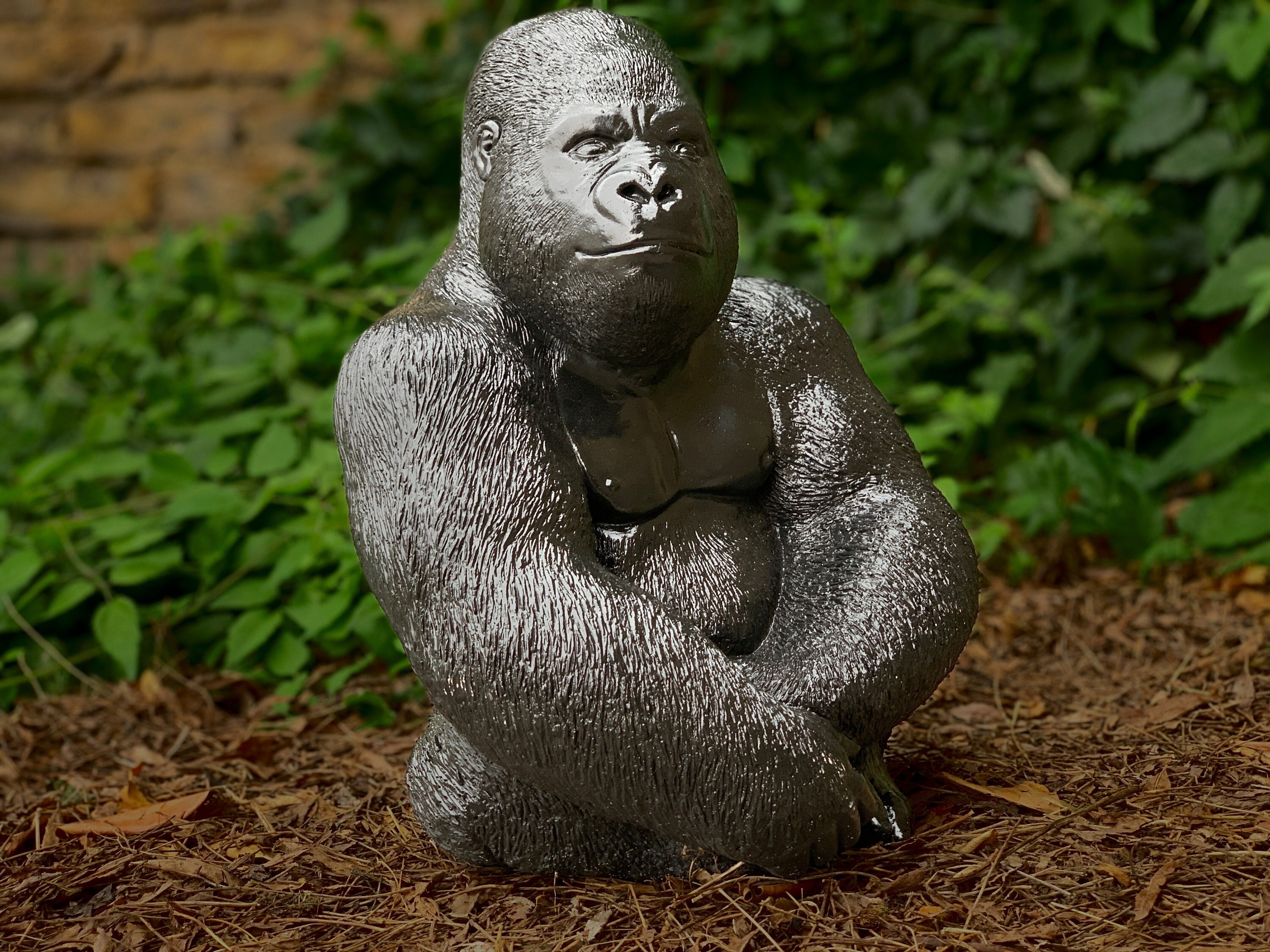 Massive Gorilla Statue Concrete Gorilla Sculpture Stone Monkey Figure  Cement Monkey Figurine Garden Animal Ornament Pet Lover Gift -  Norway