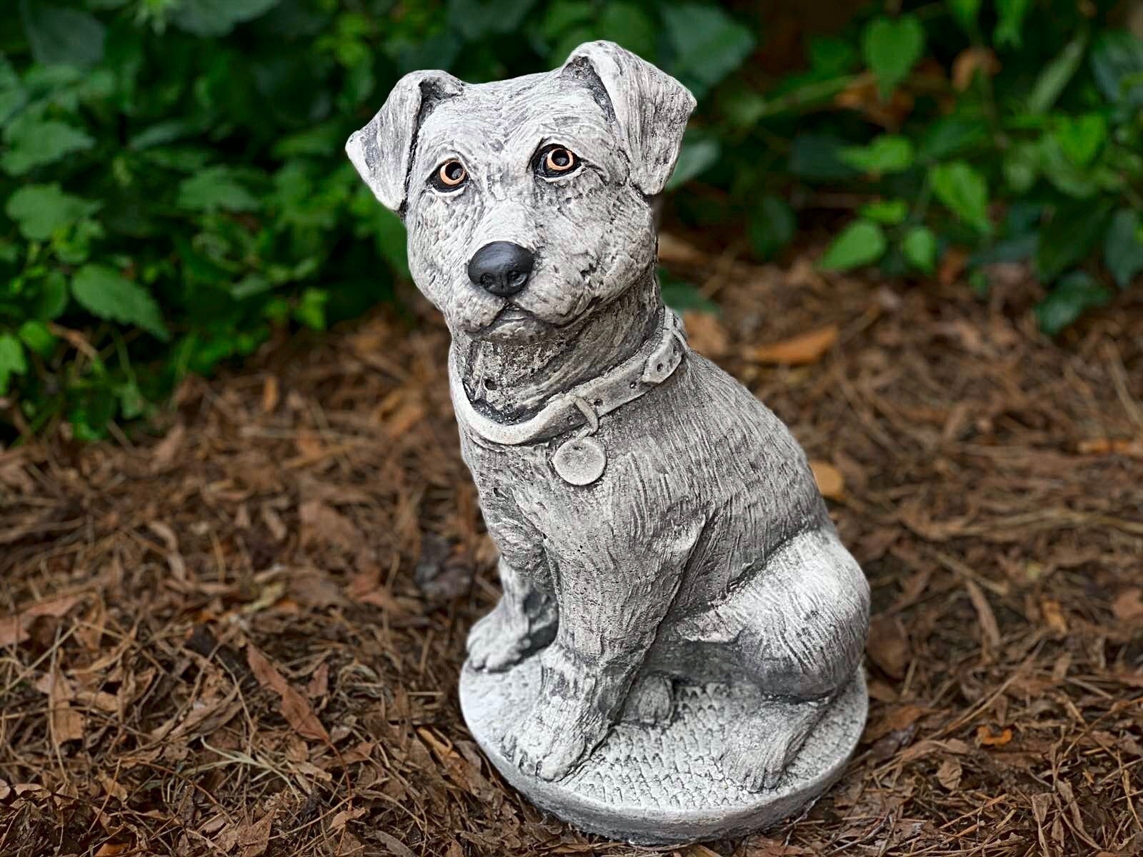 Gartenfigur Deko Figur Hund Jack Russel - 19