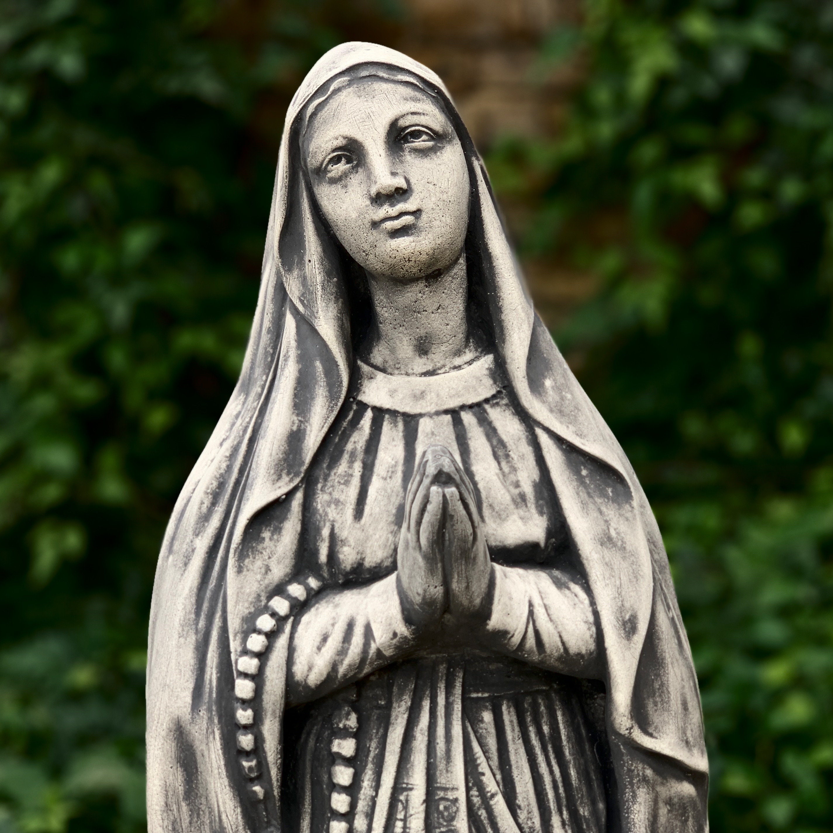 Virgin Mary Praying Statue Holy Madonna Maria Virgin Mary Etsy Australia