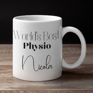 World&#39;s Best Physio Mug - Physio Gifts For Women - Physio Gifts For Men - Physiotherapist Mug - Physiotherapist Gift - Best Physiotherapist