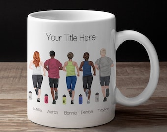 Running Club Mug: Personalised Runner Gift