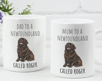 Juego de tazas de cerámica para mamá y papá de Terranova (325 ml)