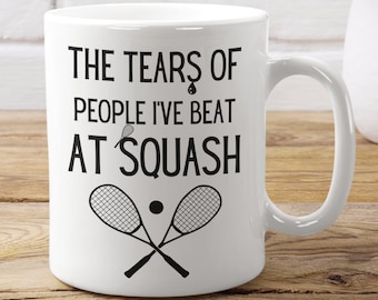 Squash Mug: Funny Gift for Squash Player