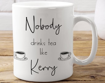 Tea Lover Mug: Personalised Tea Drinker Gift