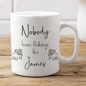 English Bulldog Mug: Personalized Bulldog Lover Gift
