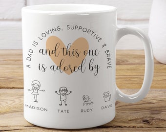 Personalised Dad Mug For Dad - Daddy Mug - Dad Gifts - Custom Dad Mug - Best Dad Ever Mug - Dad Christmas Gift - Dad Birthday Mug - Dad Gift