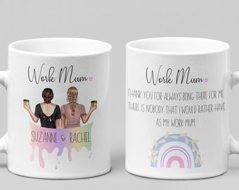Personalised Work Mum Mug - Colleague Leaving Gift