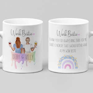 Work Made Us Coworkers - Personalized Mug - Gift For Work Besties, Col –  Macorner