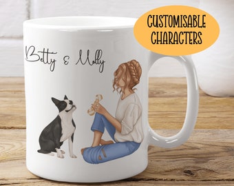 Personalised Boston Terrier Mum Mug - Boston Terrier Mum Gift - Boston Terrier Gifts For Her - Dog Mum Mug - Boston Terrier Mug For Women