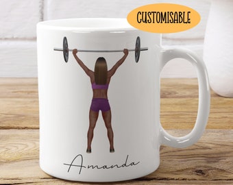 Gym Girl Mug - Gym Gifts For Women - Gym Lover Gift Idea - Gym Mug For Her - Workout Mug - Workout Gifts - Girls Who Lift - Lifting Weights