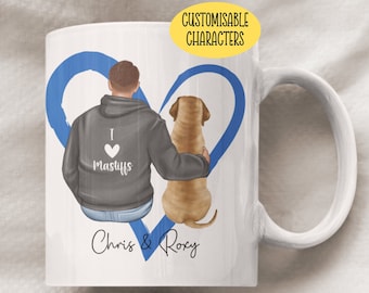 Personalised Mastiff Dad Mug: Custom Dog Owner Gift