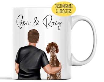 Personalised German Shorthaired Pointer Mug: Dog Dad Gift