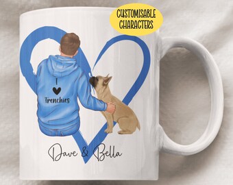 Personalised French Bulldog Dad Mug - Frenchie Dog Dad Gift