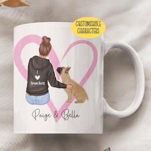 French Bulldog Mum Mug - Frenchie Mum Gift - French Bulldog Gifts For Women - Frenchie Gifts For Her - Dog Mum - Personalised Dog Mug